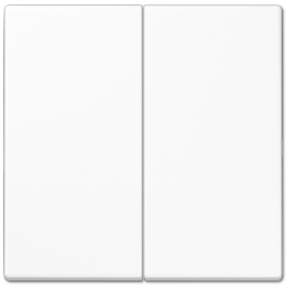 LS1565.07WW LS 990 Белый Накладка светорегулятора 2-х канального нажимного Jung LS серия