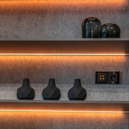 WL08-AUDIOx4 Акустическая розетка (черный матовый) Antik Werkel a030818