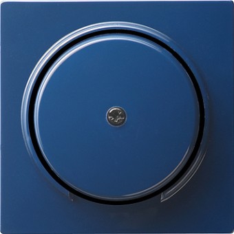 027446 Накладка для ввода и подключения удлинительного провода к вставке клеммной соединительной розетки Синий Gira S-color
