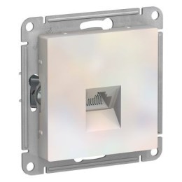 ATN000483 Atlasdesign Розетка компьютерная RJ45, кат. 5Е, механизм, Жемчуг Schneider Electric