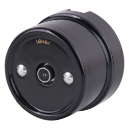 WL18-02-05 ТВ розетка (черный) Ретро Favorit Runda Werkel a036817