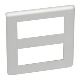 079330 Рамка Mosaic Алюминий 2х5-модульная Legrand