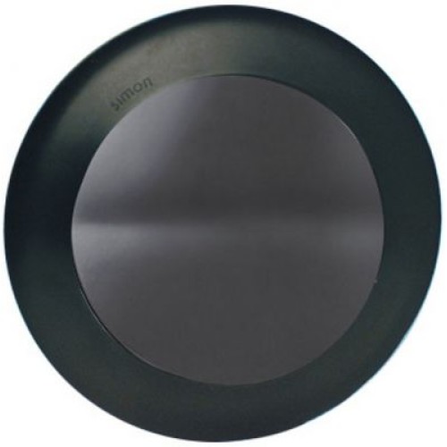 88610-38 Рамка декоративная, 1 пост, круг в круге, Simon 88, графит