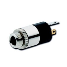0230-0-0462 (0264-500), Разъём TRS, mini-jack 3.5 мм, аудио, хромированный, ABB 0230-0-0462 (0264-500), Разъём TRS, mini-jack 3.5 мм, аудио, хромированный, ABB
