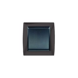 82812-32 Рамка декоративная, 1 пост, Simon 82, графит-графит