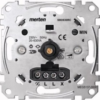 MTN5137-0000 Механизм пов. светорег. емк. нагр. 630вт Merten