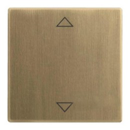 6430-0-0407 (6430-840-102-500), Клавиша для механизма электронного выключателя Busch-Jalousiecontrol 6411 U-101, 6411 U/S-101, 6418 U, реле 6402 U, серия Династия, Латунь античная, ABB