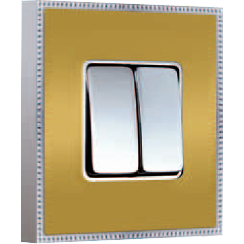 FD01431OBCB Рамка Belle Epoque Metal Золото / Хром 1-постовая Fede