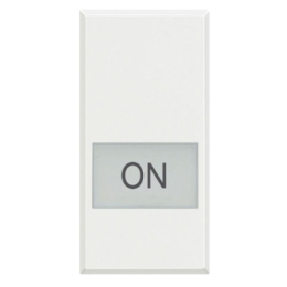 HD4921LM Axolute Клавиши с подсвечиваемыми символами для выключатель в дизайне AXIAL - 1 модуль, ON Bticino