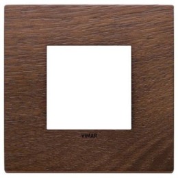 22642.32 Рамка Eikon EXE Американский орех 2-модульная Vimar