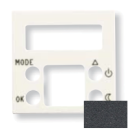 N2240.5 AN Накладка для механизма электронного терморегулятора 8140.5, 2-модульная, серия Zenit, цвет антрацит, ABB