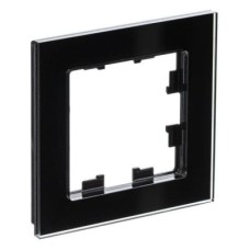 ATN321001 Рамка одинарная Schneider Electric Atlasdesign Nature, черное стекло ATN321001 Рамка одинарная Schneider Electric Atlasdesign Nature, черное стекло
