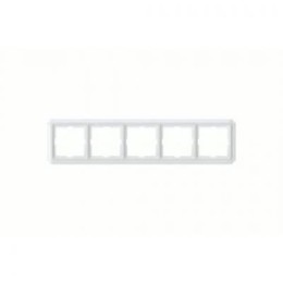 MTN483519 Рамка Antik Белый 5-постовая Merten