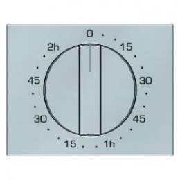 16357104 Центральная панель с регулировкой для механических таймеров цвет: нержавеющая сталь K.5 Berker