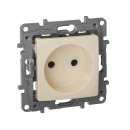 672320 Розетка 2К - немецкий стандарт - 16 А - 250 В~ - Etika - слоновая кость Legrand