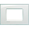 LNA4803KA Рамка LivingLight Квадрат Морская вода 3 модуля Bticino