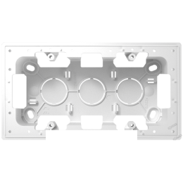 2400752-030 Монтаж короб для накл монт на 2 модуля, бел Simon 24