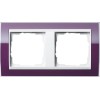 0212753 Рамка Event Clear Фиолетовый / Белый 2-постовая Gira