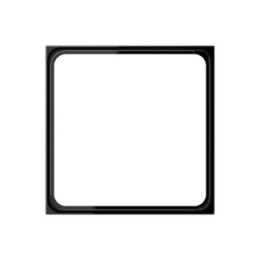 LS981ZSW Рамка промежуточная LS 990 Черный 1-постовая Jung