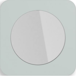 10112109 Рамка R.1 Полярная белизна, стекло 1-постовая Berker