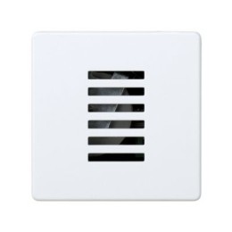 27806-35 Звонок электрический с регулировкой тона, широкий модуль, Simon 27, белый