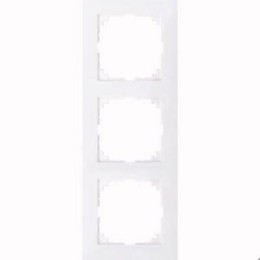 MTN4030-3625 Рамка M-Pure Бриллиантовый белый 3-постовая Merten