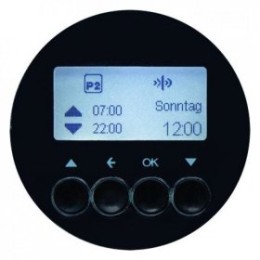 85741131 Таймер для жалюзи, черный, с блеском R.1/R.3 Berker