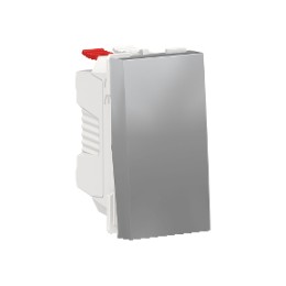 NU310330 Переключатель 1-клавишный, сх. 6 10 AX, 250 В, 1 Модуль, Алюминий Schneider Electric