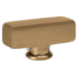 FD02311PB Поворотный выключатель прямоугольный, цвет Bright Patina FEDE