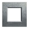 LNA4802NA Рамка LivingLight Квадрат Серый 2-модульная Bticino