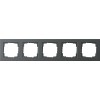 021523 Рамка E2 Антрацит 5-постовая Gira