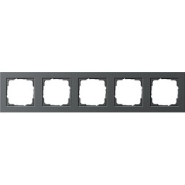 021523 Рамка E2 Антрацит 5-постовая Gira