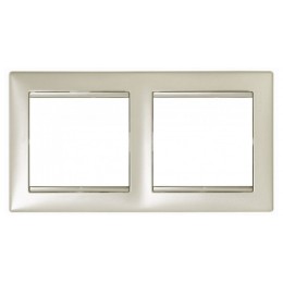 770472 Рамка Valena Жемчуг 2-постовая Legrand