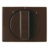 10880001 Центральная панель с вращающейся ручкой для 3-уровневого выключателя цвет: коричневый, с блеском Arsys Berker