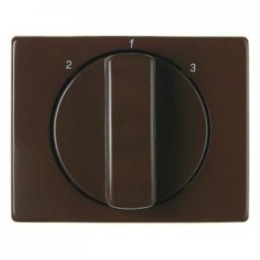 10880001 Центральная панель с вращающейся ручкой для 3-уровневого выключателя цвет: коричневый, с блеском Arsys Berker
