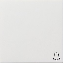 0286112 Клавиша с символом "звонок" Белый Gira F100