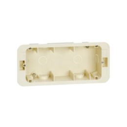 27855-61 Коробка для внутреннего монтажа 1-рядной рамки с суппортами, 236х96х50,5мм