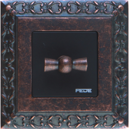 FD01221RU Рамка San Sebastian Медь 1-постовая Fede