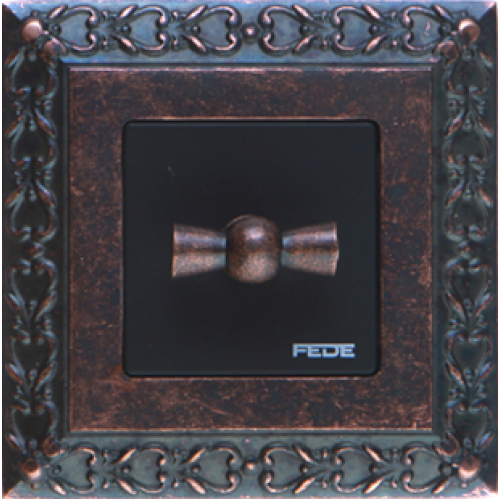 FD01221RU Рамка San Sebastian Медь 1-постовая Fede