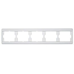 13930069 Рамка Arsys Полярная белизна с блеском 5-постовая Berker