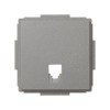 2705062-063 Накладка на розетку телефонную (механизм Simon 27), IP44, IK07, Scudo, серый