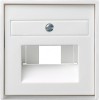 027027 Накладка 50*50 мм для розеток UAE/IAE Белый Gira