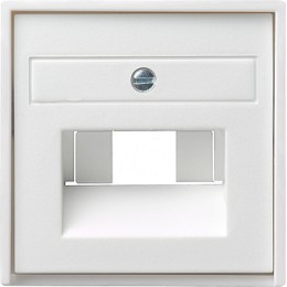 027027 Накладка 50*50 мм для розеток UAE/IAE Белый Gira