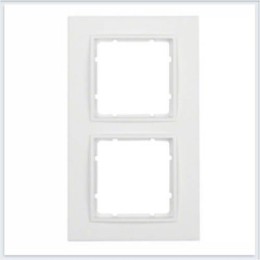 10126919 Рамка B.7 Полярная белизна 2-постовая вертикальная Berker
