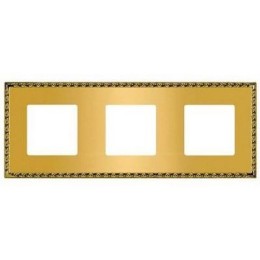 FD01213OR Рамка Toledo Real Gold 3-постовая Fede