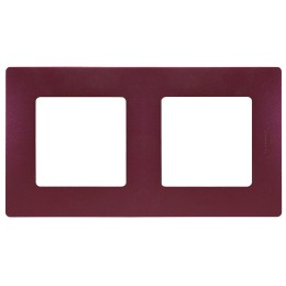 672562 Рамка Etika Сливовый 2-постовая Legrand