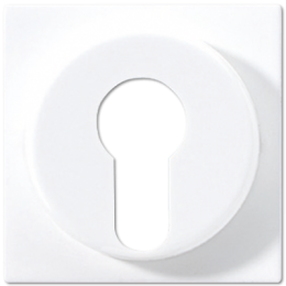 A528PLWW А 500 Крышка для выключателя с замком, бел. Jung A серия