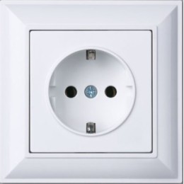 W0012201 Рамка на 1 пост (белый) Fiore Werkel a051023 a051023