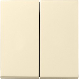 026601 Двойные клавиши с комплектом уплотнителей IP44 для клавишных и кнопочных выключателей Кремовый Gira