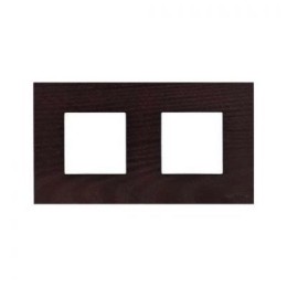 N2272 WG Рамка Zenit Натуральное венге 2-постовая ABB